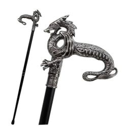 Silver Luxury Dragon Walking Cane Fashion Decorative Walking Stick


This Silver Luxury Dragon Walking Cane is a stylish and functional accessory for 