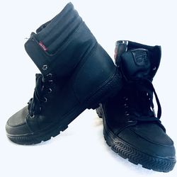 Levi Strauss & Co BLACK Denim High Top Boot Comfort Men's