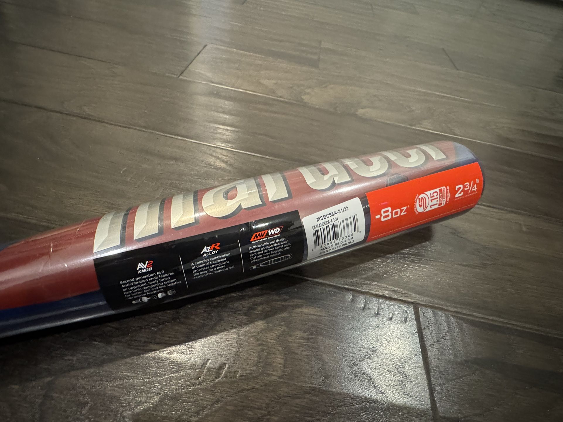 CAT9 Pastime USSSA Alloy Baseball Bat 31/23