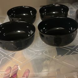 Beautiful Black Bowls