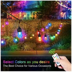 Brandnew 96ft Changing Color Patio Stringlight