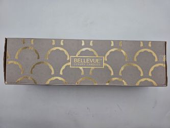 Bellevue Luxury Glass Candle Set 4Pk