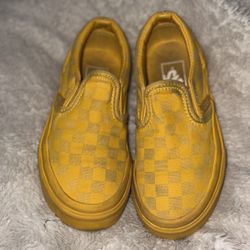 Yellow Kids Vans 