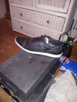 Allen Edmonds Black Leather Strand Sneaker size 10.5 black