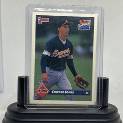 Chipper Jones 1992 Leaf “Rated Rookie” Rookie Card#721
