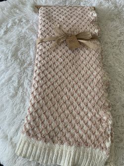 Throw Knit Decorative Blanket 50”x 60”