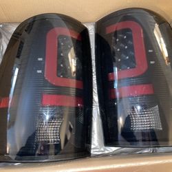 09-17 Dodge ram 3D Red led Taillights