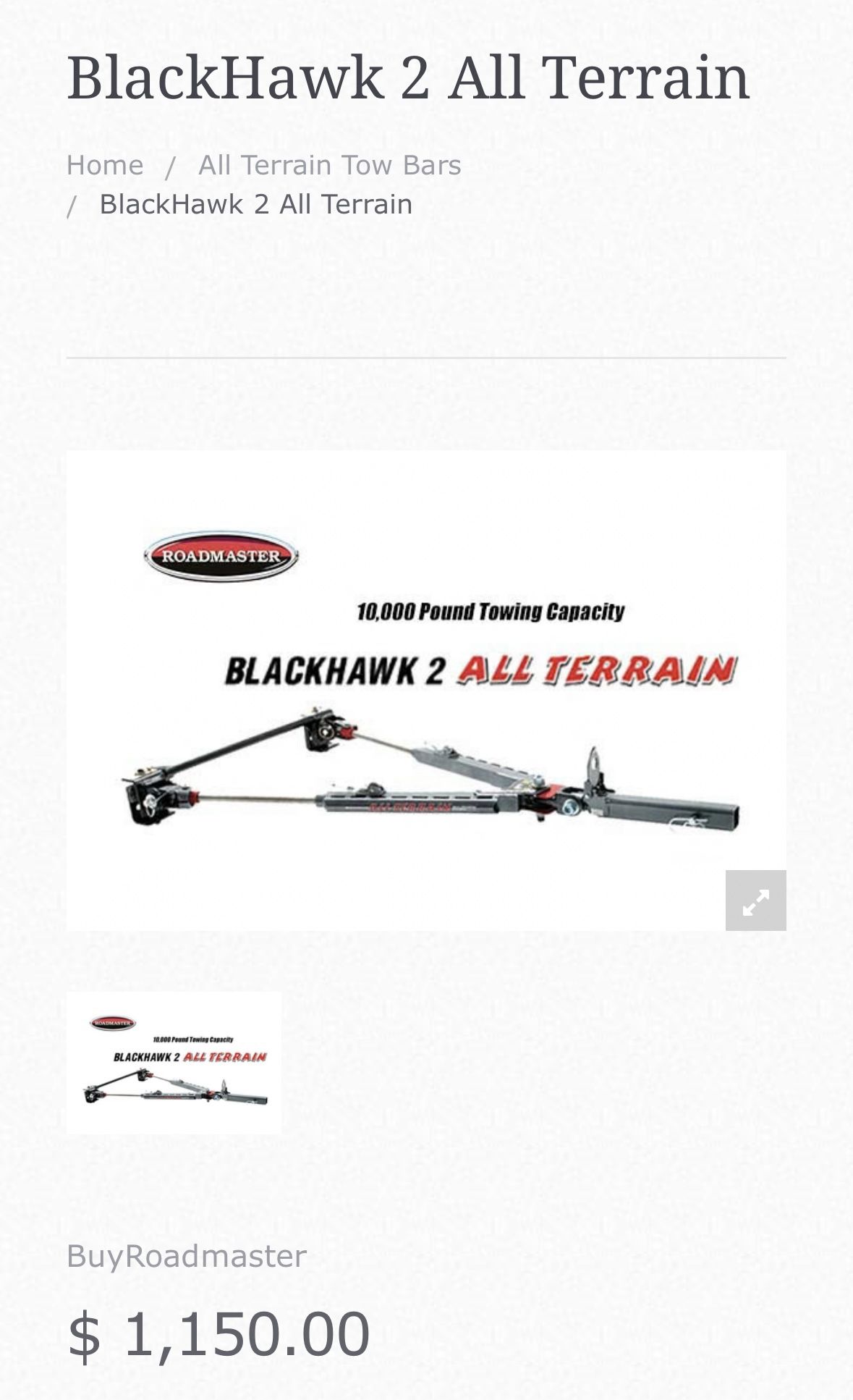 Towing System - Motorhome