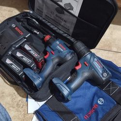 New Bosch 18v Impact Driver And Drill