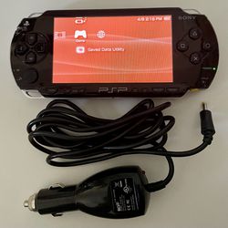 Sony PSP With Car Charger Tested & Working