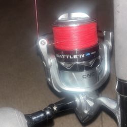 Penn Battle 4 DX 8000 with a Jigging World onyx rod 