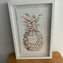 Marmount Hill “Pine gold II” Wooden Framed Print On Paper Featuring Artwork By Amanda Greenwood 