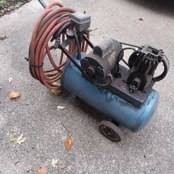Air Compressor - Belt Drive W/ Hose