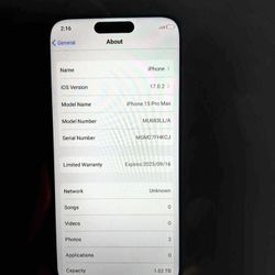 iPhone 15 Pro Max 
