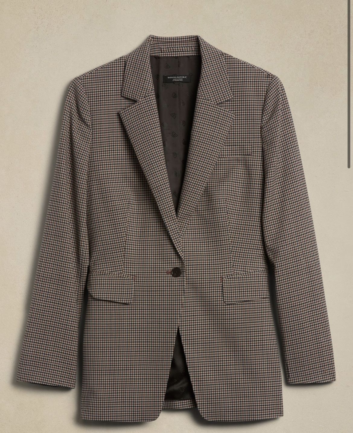 Lido Sculpted Italian Wool Blazer