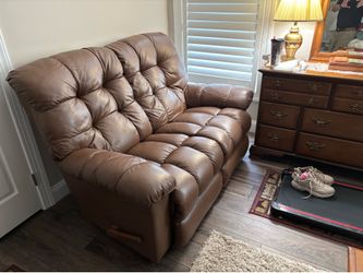 Lazy Boy Leather Dual Recliner (manual)