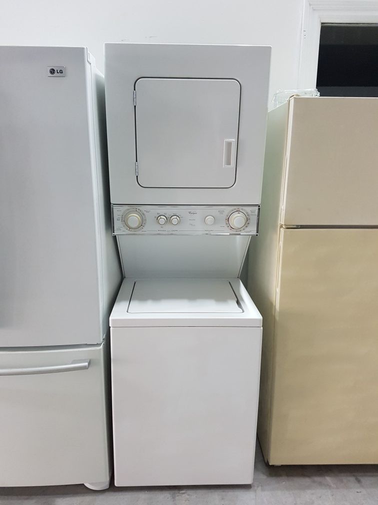 24 inch wide space stackable washer and dryer