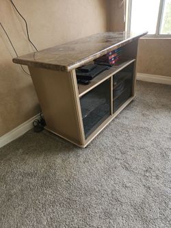 Lg Entertainment Stand with Granite top