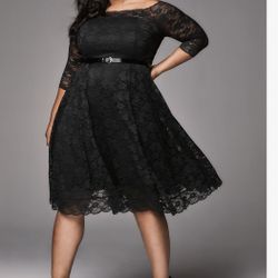 Torrid Black Lace Off Shoulder Skater Dress - Size 22 for Sale in South  Plainfield, NJ - OfferUp