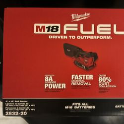 Milwaukee M18 Fuel Belt Sander 3” X 18” 