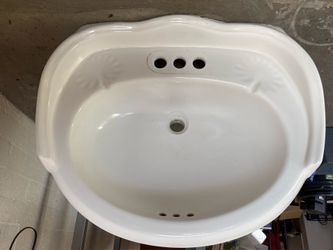 Pedestal  Round Vessel Bathroom sink￼