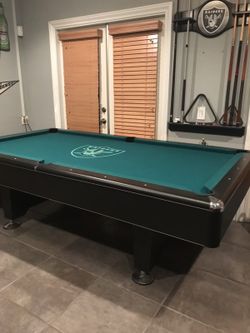 7ft. Las Vegas Raiders Pool Table for Sale in Sanger, CA - OfferUp