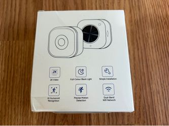 2K WiFi Window Security Camera
