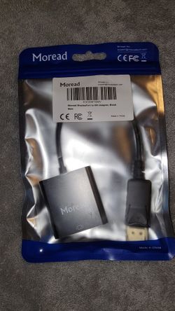 Moread DisplayPort (DP) to DVI Adapter