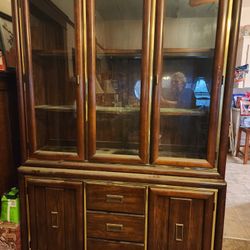 Vintage Bassett China Cabinet