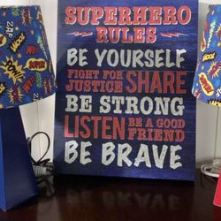 Kids Lamp & Wall Decor