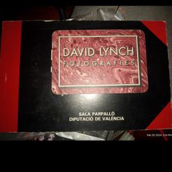 David Lynch Photo Book From Italy 
