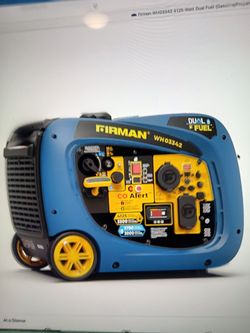 Firman WH03(contact info removed)-Watt Dual Fuel Inverter Generator