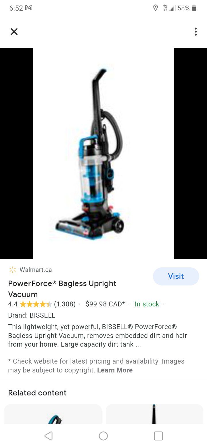 Power Force Bagless Vacuum