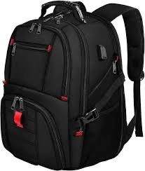 YOREPEK Travel Backpack, Extra Large 50L Laptop Backpacks for Men Women, Water Resistant College Backpacks Airline Approved Business Work Bag with USB