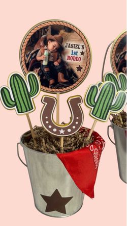 Center pieces First Rodeo