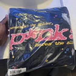 Black and Pink Sp5der hoodie 