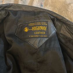Highway Leather Black Leather Jacket / Blazer (Men’s) – Nice Condition”