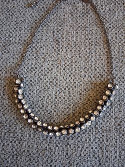 Multi Crystal Collar Necklace