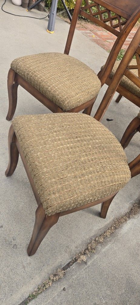 4 Beautiful Wood Chairs