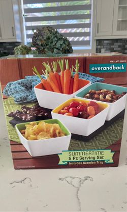 Brand new serving set