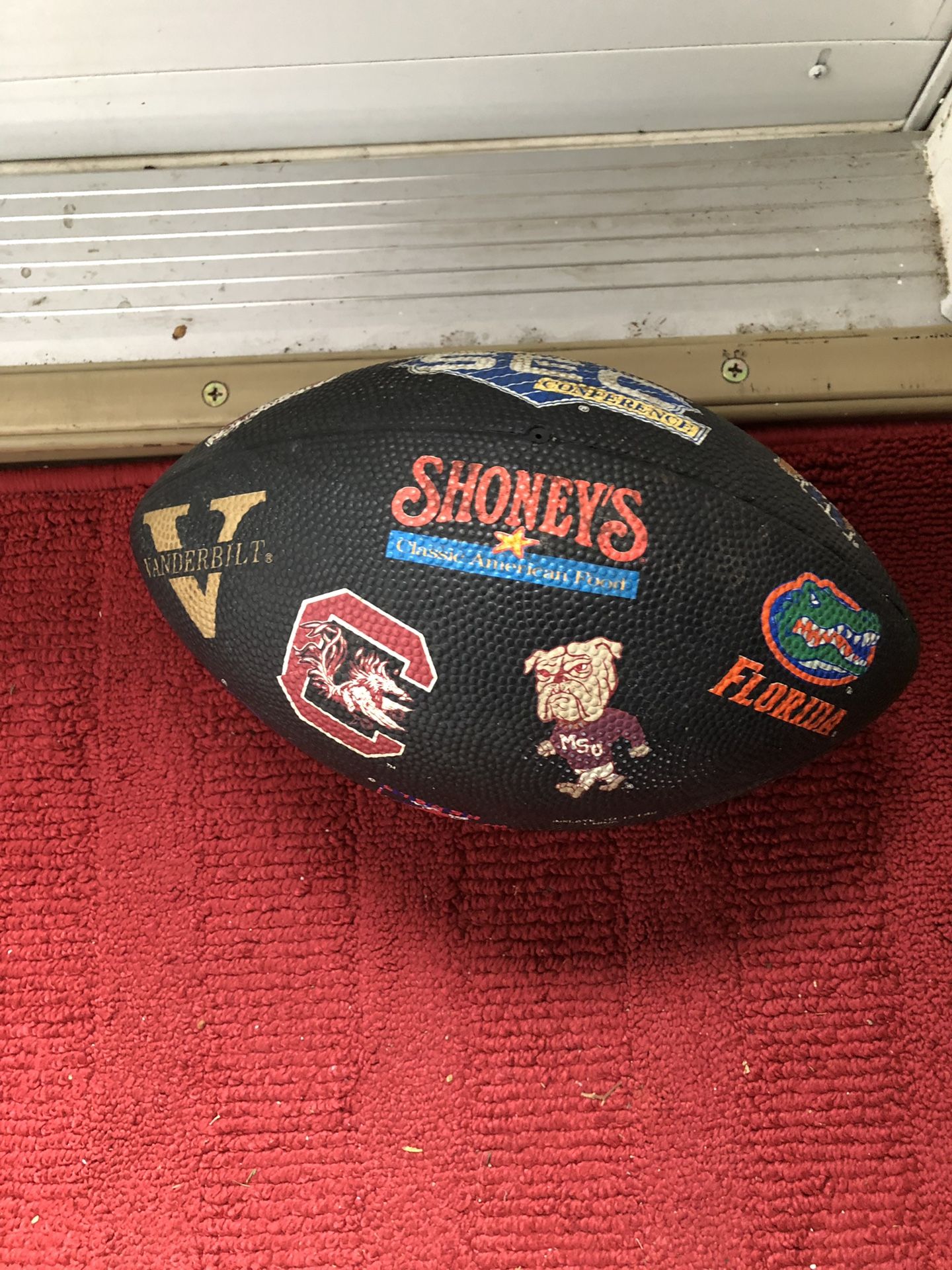 Shoneys Rawlings Football SEC Conference NCAA Alabama Florida Georgia 1997 - see pics for the teams