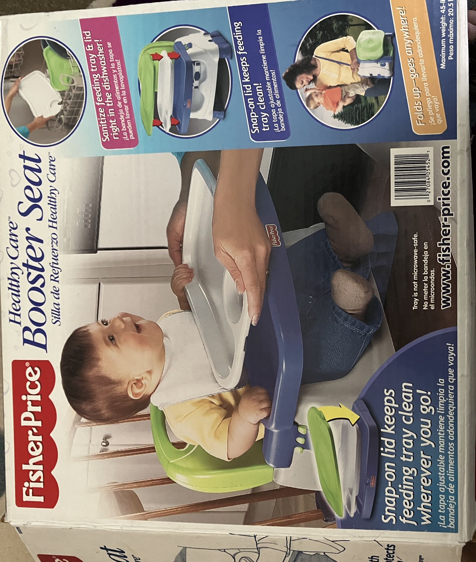 Baby Booster Seat & Blow Up Bathtub