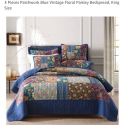 King Quilt With Shams 