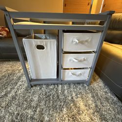 Delta Children Changing Table With Drawers And Hamper