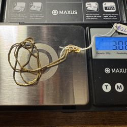14 Inch Gold Necklace Chain