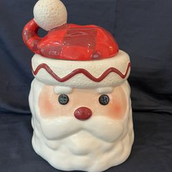 Santa Head Cookie Jar by Hallmark