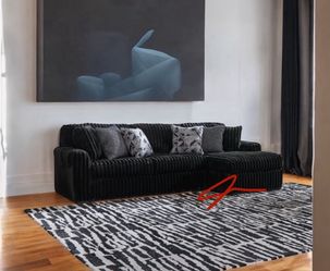  New! Super Comfy~ Luxurious Soft Touch Sofa Sectional! MIDNIGHT MADNESS !! 