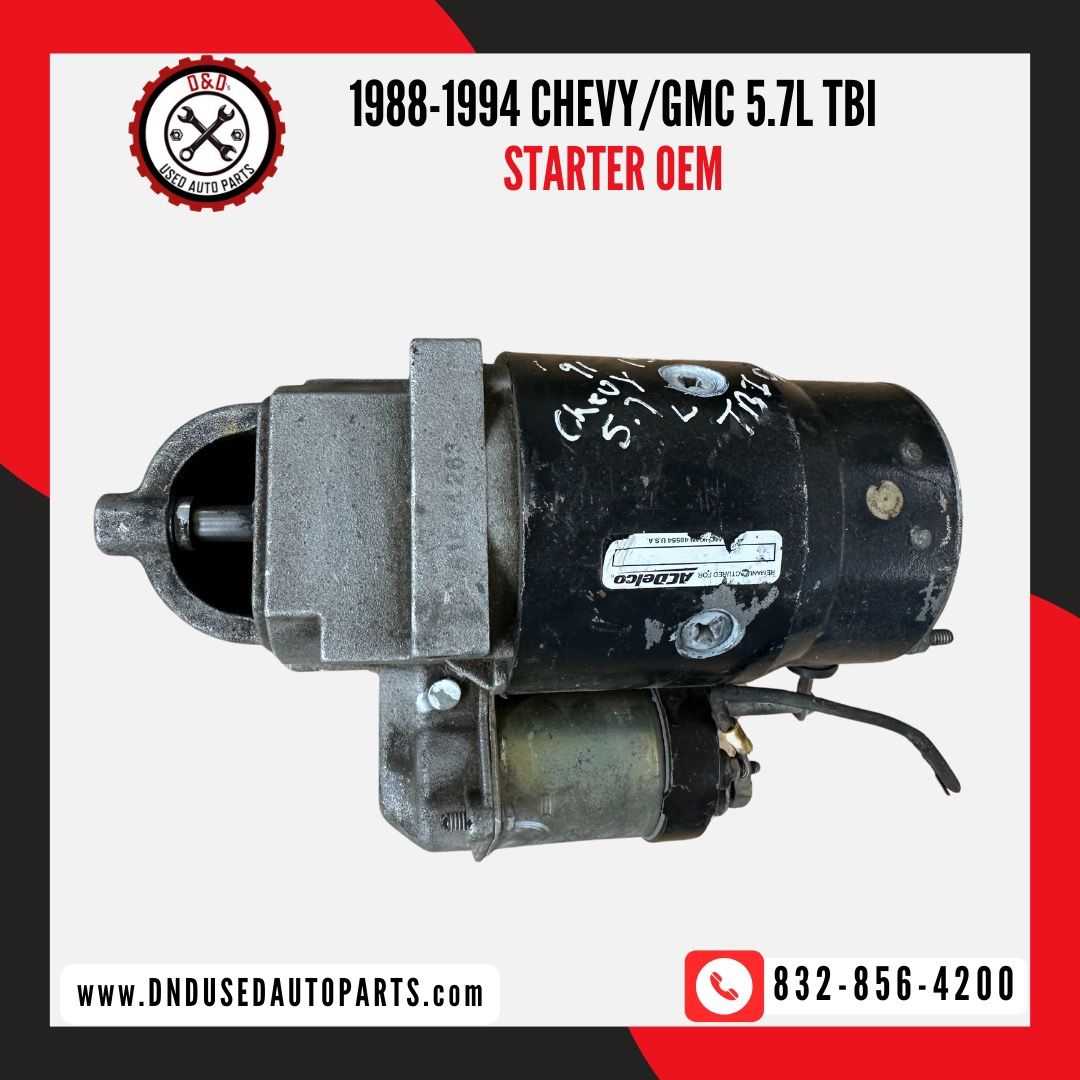 88-94CHEVY/GMC 5.7L TBI: STARTER PARTS
