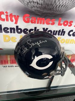 Gale Sayers signed NFL helmet