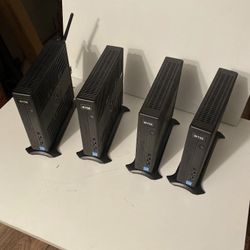 4 Dell DX0D Wyse Thin Client 16GB SSD 4GB 1.40 GHz W/Power Supply OS Windows